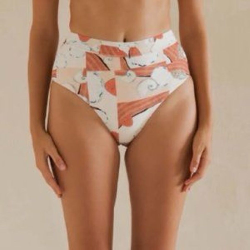 Elce Swim high waist bikini triangle top m